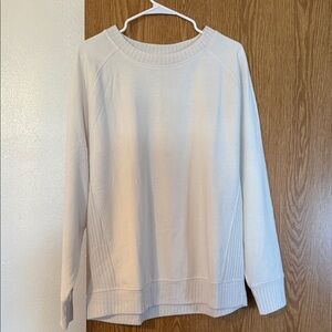 Jockey Women's Soft Cream Crew Neck Sweater